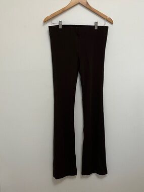 SPRWMN wide leg yoga pant trouser in chocolate brown size large